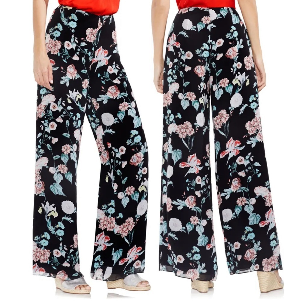 Vince Camuto Floral Gardens Wide Leg Pants, 4